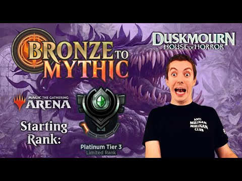 💿 Bronze To Mythic: Episode 9 - Starting Rank: Platinum 3 - MTG Arena: 👻 Duskmourn: House Of Horror👻