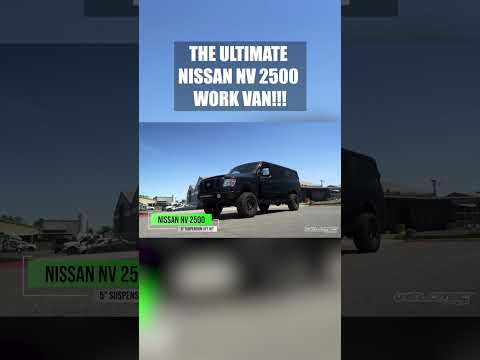 The ULTIMATE Nissan NV 2500 WORK VAN! #shorts #nissan #nissannv