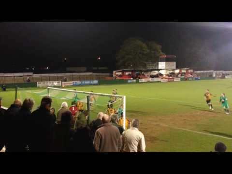 BRETT DONNELLY Header - Hitchin Town 0-1 Cheshunt - HERTS CHARITY CUP FINAL