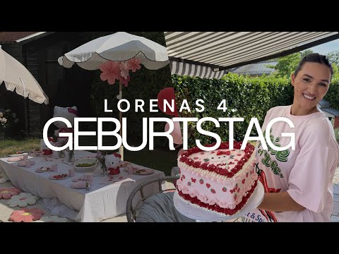 Sie wird einfach 4 Jahre alt! Pizza-Teig und Kuchen vorbereiten 😍
