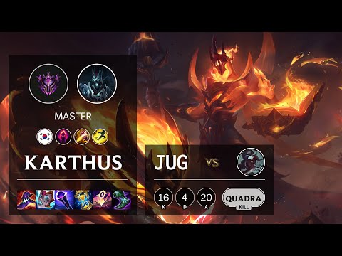 Karthus Jungle vs Kayn - KR Master Patch 10.24