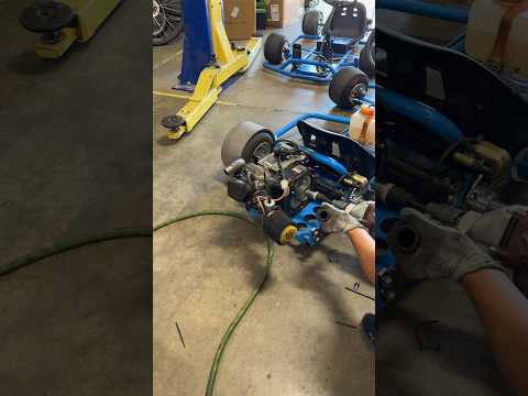 Starting 212cc gas engine w/ electric power drill #predator212 #gokart #drift #karting