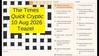 The Times Quick Cryptic 3376