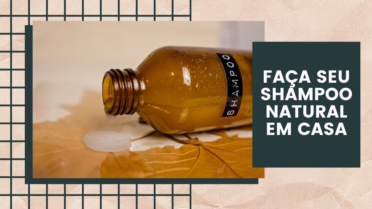 Receita: Shampoo natural para crescimento capilar | Cosméticos naturais