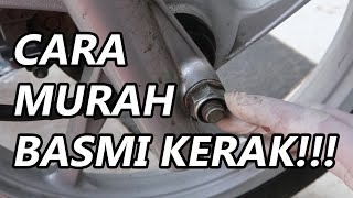 Cara menghilangkan jamur &amp; kerak pada motor/mobil. [Garage TRICK] ACB Vlog - Eps #3