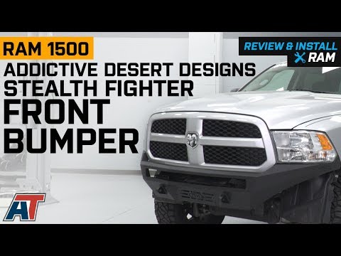 2013-2018 Ram Addictive Desert Designs Stealth Fighter Front Bumper Review & Install