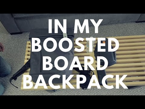 What's In My Boosted Board Backpack?