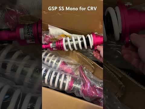 Time to test them. They are extremely nice for the price. #crv #hondacrv #godspeedcoilovers