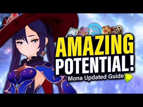 MONA UPDATED GUIDE: How to Play, Best Artifact & Weapon Builds, Team Comps | Genshin Impact 4.1