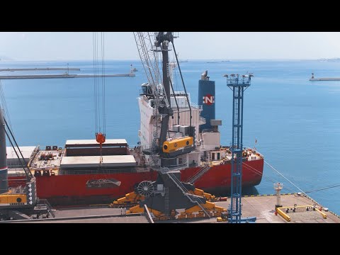 Liebherr – LPS 420 E: Purely electrical portal crane