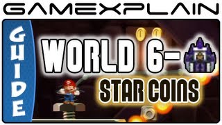 New Super Mario Bros. U - Rock-Candy Mines-Roy's Conveyer Castle Star Coins Guide & Walkthrough