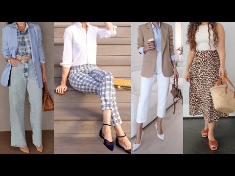 ELEGANTES Y SENCILLOS ATUENDOS en TENDENCIA   de MODA 2024
