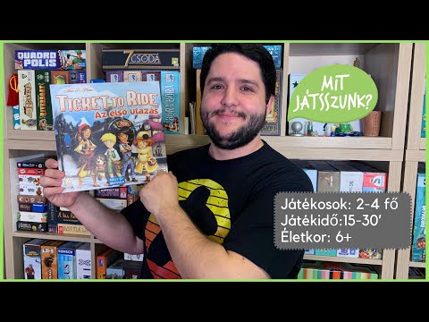 Ticket to Ride - Az első utazás Játékbemutató - Mit Játsszunk?
