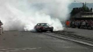 preview picture of video 'Kruisin' Kittitas Car Show '09 BURNOUTs'