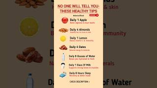 Download lagu No One Will Tell You These Healthy Daily Habits | Simple Nutrition & Lifestyle Tip #healthylifestyle mp3