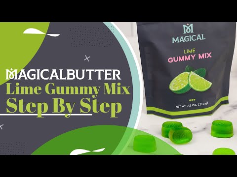 MAGICAL Lime Gummy Mix Step By Step