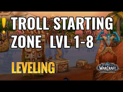 Troll Starting Zone - Leveling 1 to 8 (Horde) WoW Quests - World of Warcraft