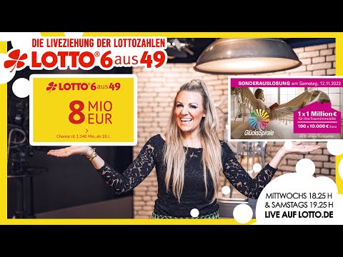 Drawing of the lottery numbers from November 12, 2022