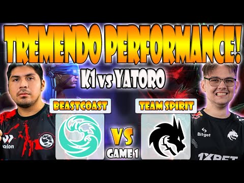 BEASTCOAST VS TEAM SPIRIT BO2[GAME 1] K1, SCOFIELD VS YATORO - ESL ONE BERLIN MAJOR 2023 - DOTA 2
