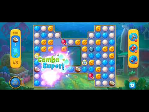 Fishdom Easy Level 11813 (with ingame lightning booster) @choraelmin