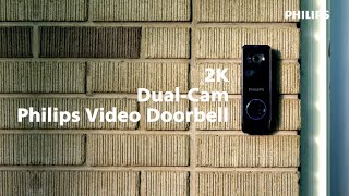 Philips 7000 Series 2K Dual-Cam Video Doorbell