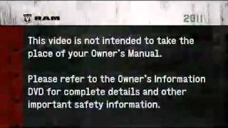 2011 Ram 1500 2500 3500 Tire Pressure Monitoring System Tutorial