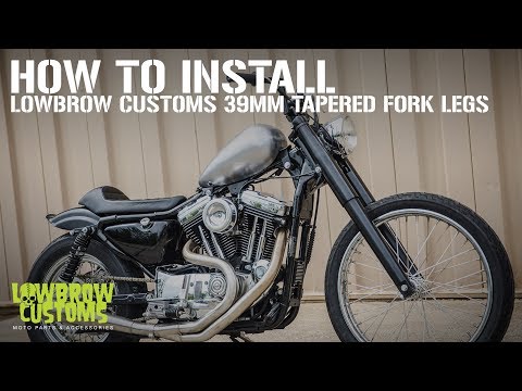 DIY Tech Tip: 39mm Burly Fork Lowering Kit & Lowbrow Tapered Fork Legs Install