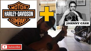 Harley Davidson engine percussion - Johnny Cash
