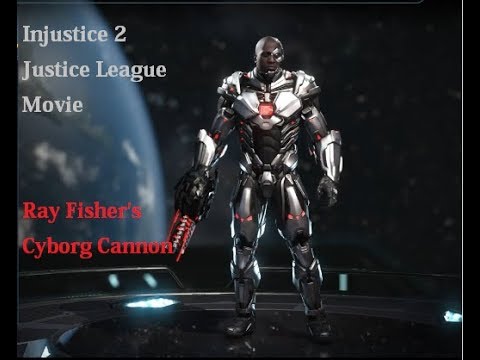 Injustice 2 Justice League movie Cyborg Cannon
