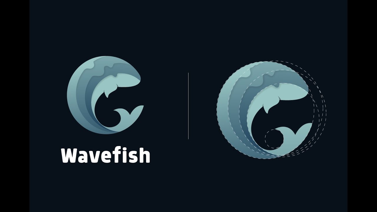 Adobe Illustrator CC Tutorial - Professional Gradient Logo Design