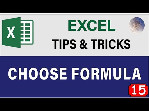 CHOOSE Formula In Excel 👉 (Lookup Information Within Table) Excel Tips and Tricks 2020  🔥 Video