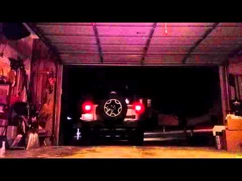 Jeep JK backup lights - SR-M flush mount diffused from Rigid Industries