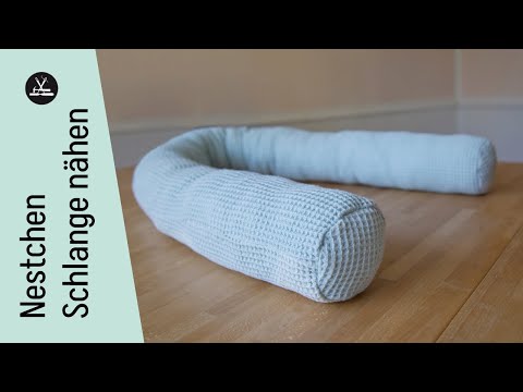 Sew your own bedside cot snake/nest snake - Tutorial - Free pattern