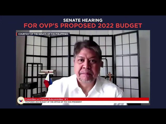 Senate, echoing House, says Robredo’s office deserves P1-billion budget in 2022