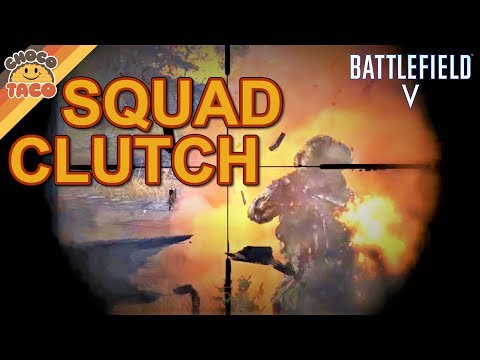 chocoTaco Firestorm Squad Clutch - Battlefield V Firestorm Gameplay