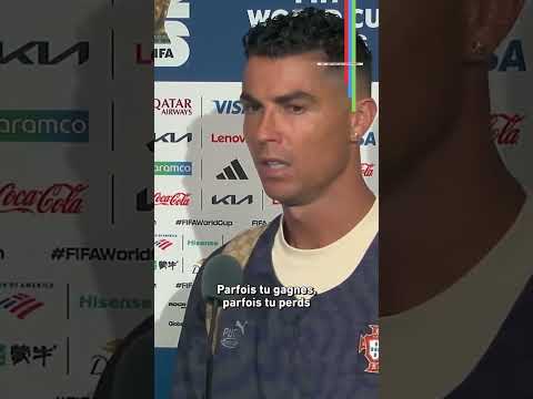 🥲🇵🇹 Cristiano Ronaldo : "C'était ma dernière Coupe du monde" #shorts #coupedumonde #ronaldo