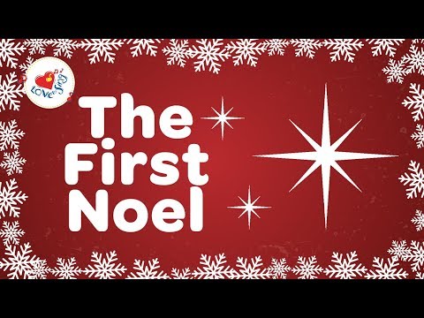 The First Noel with Lyrics ⭐️ Christmas Songs and Carols