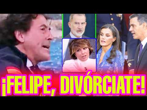 🚨Álvaro de Marichalar SCHLÄGT Letizia und Felipe über Pedro Sánchez mit Sonsoles Ónega