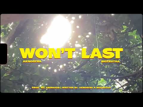 Aknostra & Bigtrutha - WON'T LAST (Music Video)