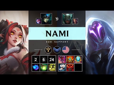 Nami Support vs Pyke - NA Diamond Patch 25.17
