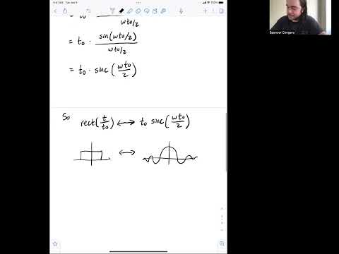 Rect and Sinc Fourier Transform Pairs || ECE 45: Analog Signals & Systems