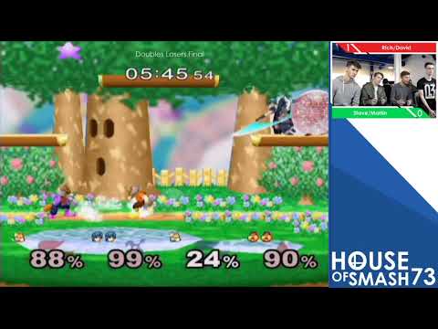 House of Smash 73 - Rich & David vs Stave & Martin - LF - Melee Doubles