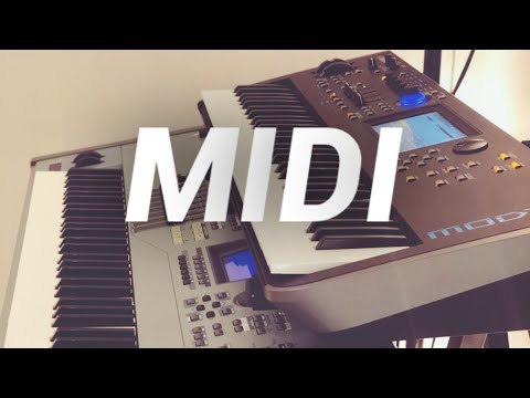 Yamaha MODX “MIDI” + MOTIF XS [how it works]