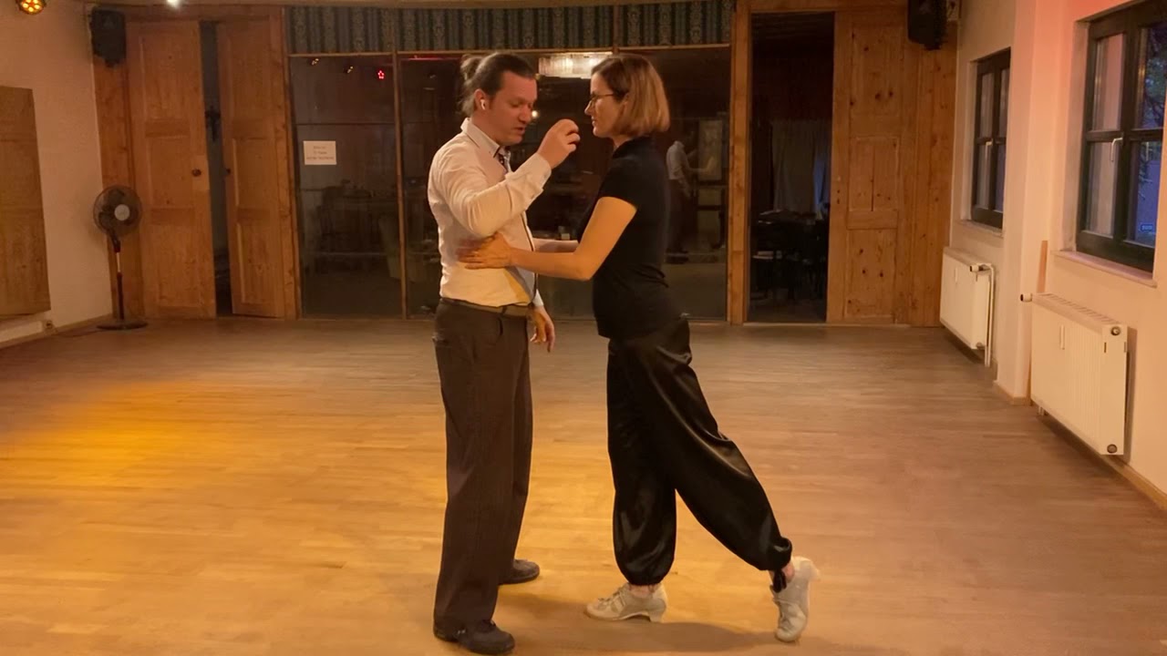 Tango mit Angela & Andreas, „Enganches“, Zfg. Online Unterricht 12.5.2021