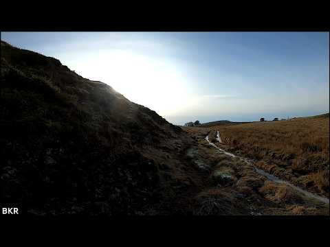 CASTLE HILL FORT . . Iron Age Round House - SCOTLAND