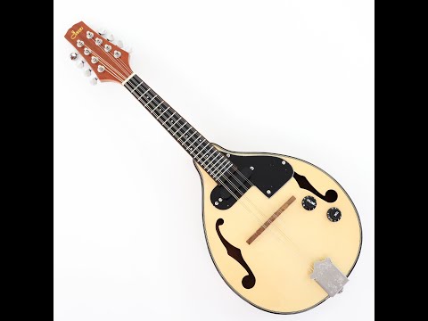 A-Style Electric Mandolin in Natural Finish (M-9NE+)#mandolin #mandolininstrument #ppeq