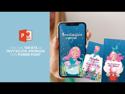 How to make an animated invitation with Power Point