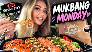 MUKBANG MONDAY 🍣 | Ragauju Sushi City Kaune!