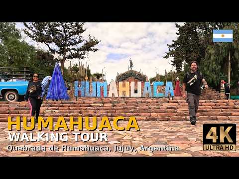 HUMAHUACA en un día tranquilo 🌄 Walking Tour por la Quebrada | Jujuy Argentina 4k