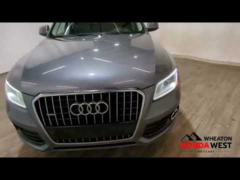 2015 Audi Q5 quattro 4dr 2.0T Komfort in Gray for sale at Wheaton Honda West in Calgary, AB